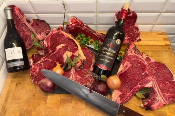 Côtes de Bœuf Maturées – Prêtes à Griller