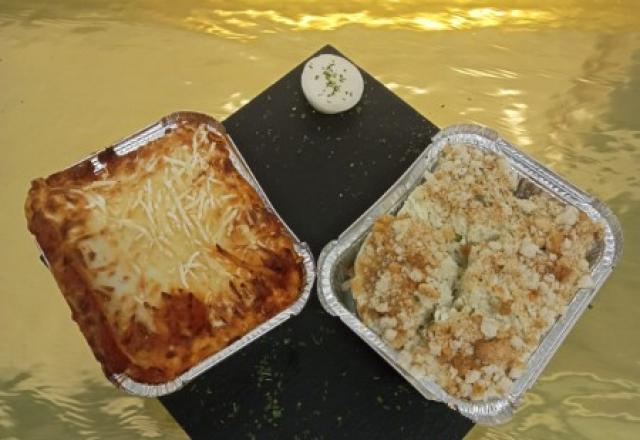 Duo de Plats Cuisinés : Lasagnes & Gratin de Légumes